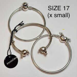 Set of 3 Sterling Silver DISNEY Pandora Bracelets